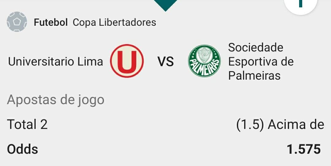 pesquisa no google por "Palpite Universitario Deportes Palmeiras"